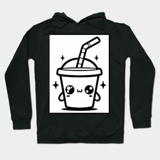 Sweet Soda Cup With A Straw Hoodie